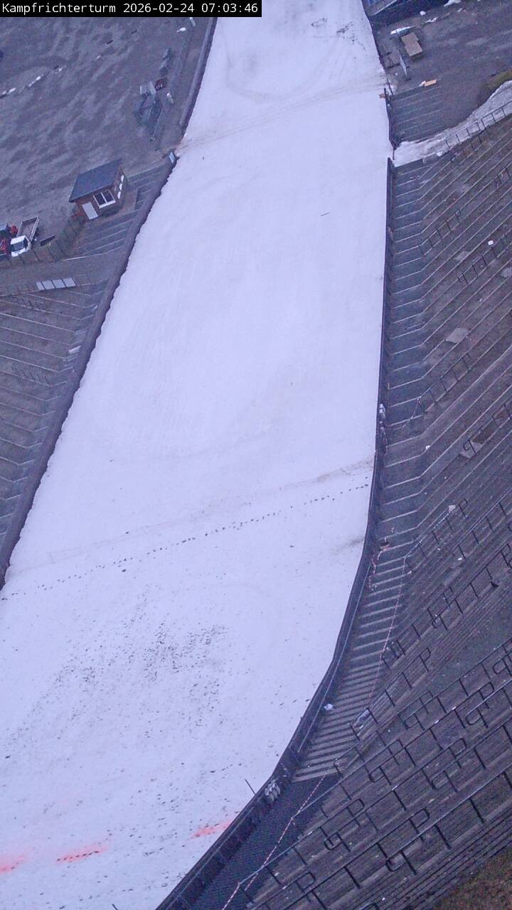 Archiv Foto Webcam Willingen: Auslauf Mühlenkopfschanze