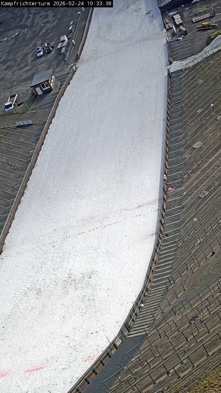 Archiv Foto Webcam Willingen: Auslauf Mühlenkopfschanze