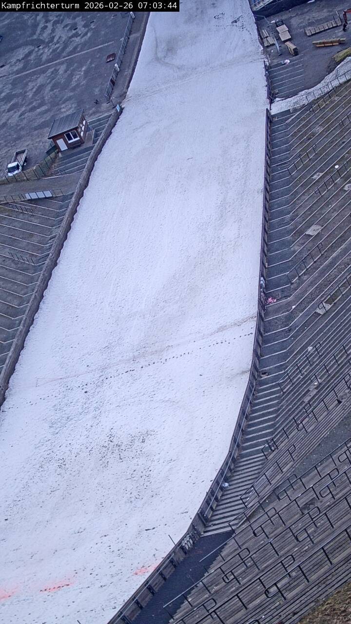 Archiv Foto Webcam Willingen: Auslauf Mühlenkopfschanze