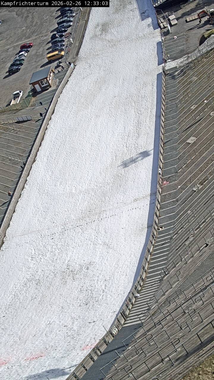 Archiv Foto Webcam Willingen: Auslauf Mühlenkopfschanze