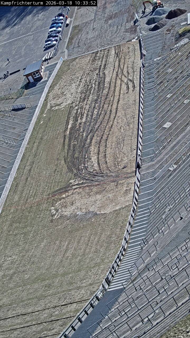 Archiv Foto Webcam Willingen: Auslauf Mühlenkopfschanze