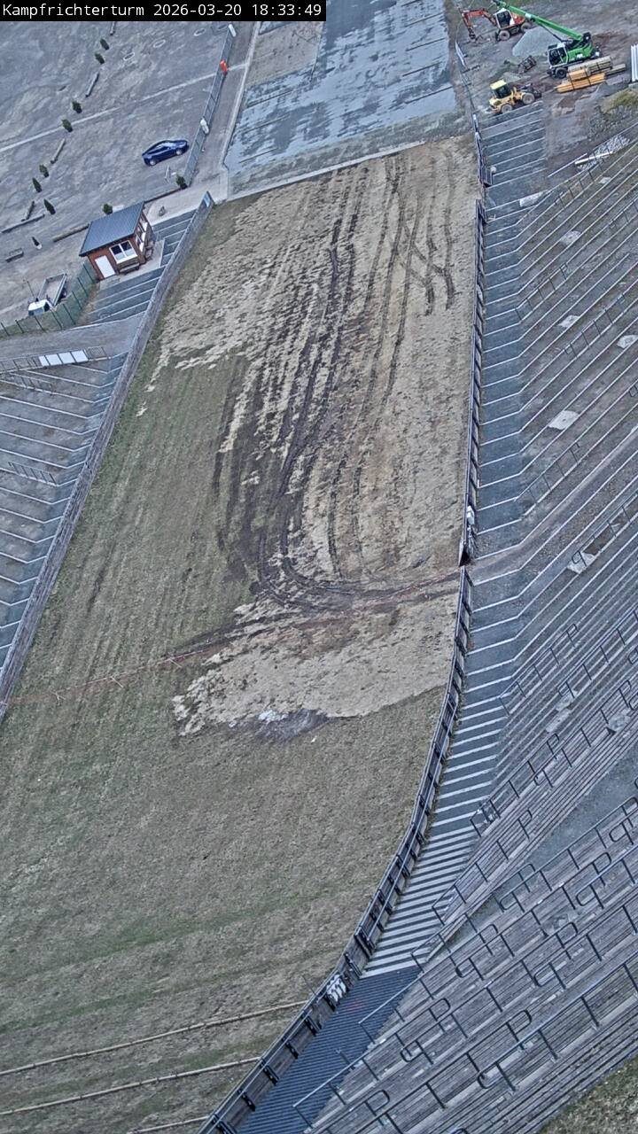 Archiv Foto Webcam Willingen: Auslauf Mühlenkopfschanze