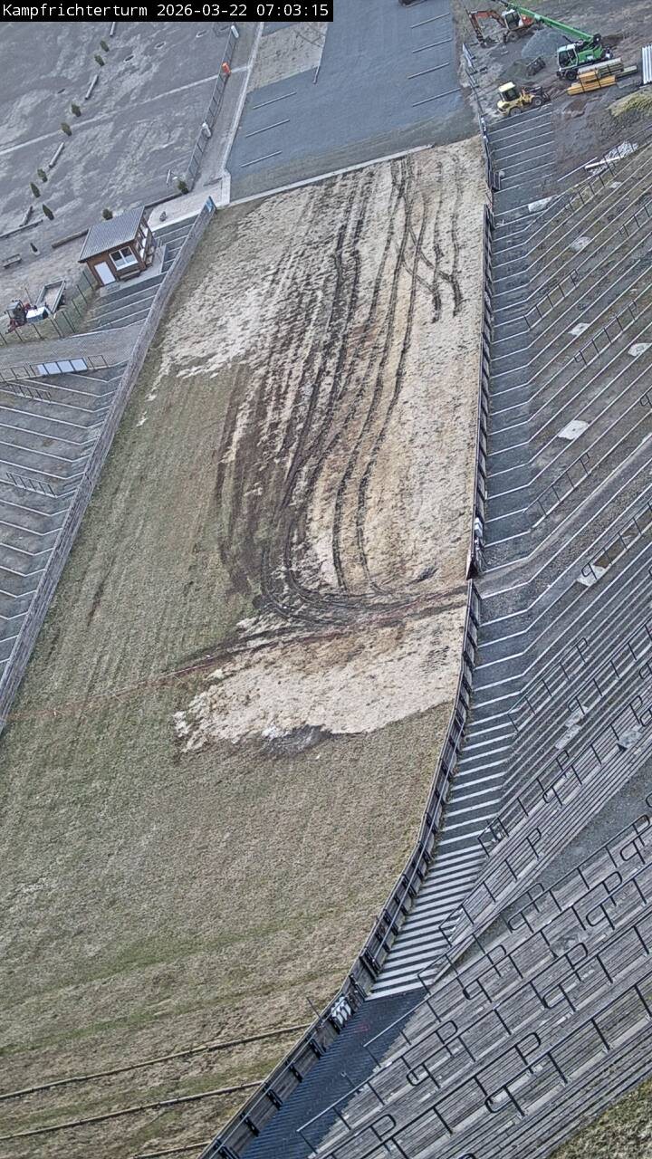 Archiv Foto Webcam Willingen: Auslauf Mühlenkopfschanze