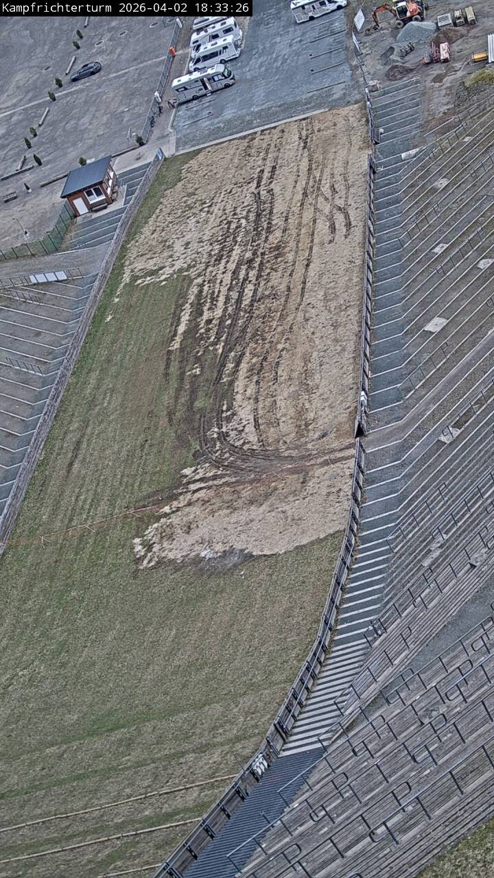 Archiv Foto Webcam Willingen: Auslauf Mühlenkopfschanze