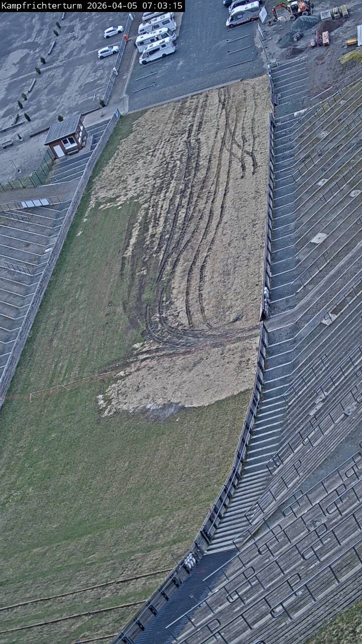 Archived image Webcam Willingen - View Mühlenkopfschanze Jury Tower