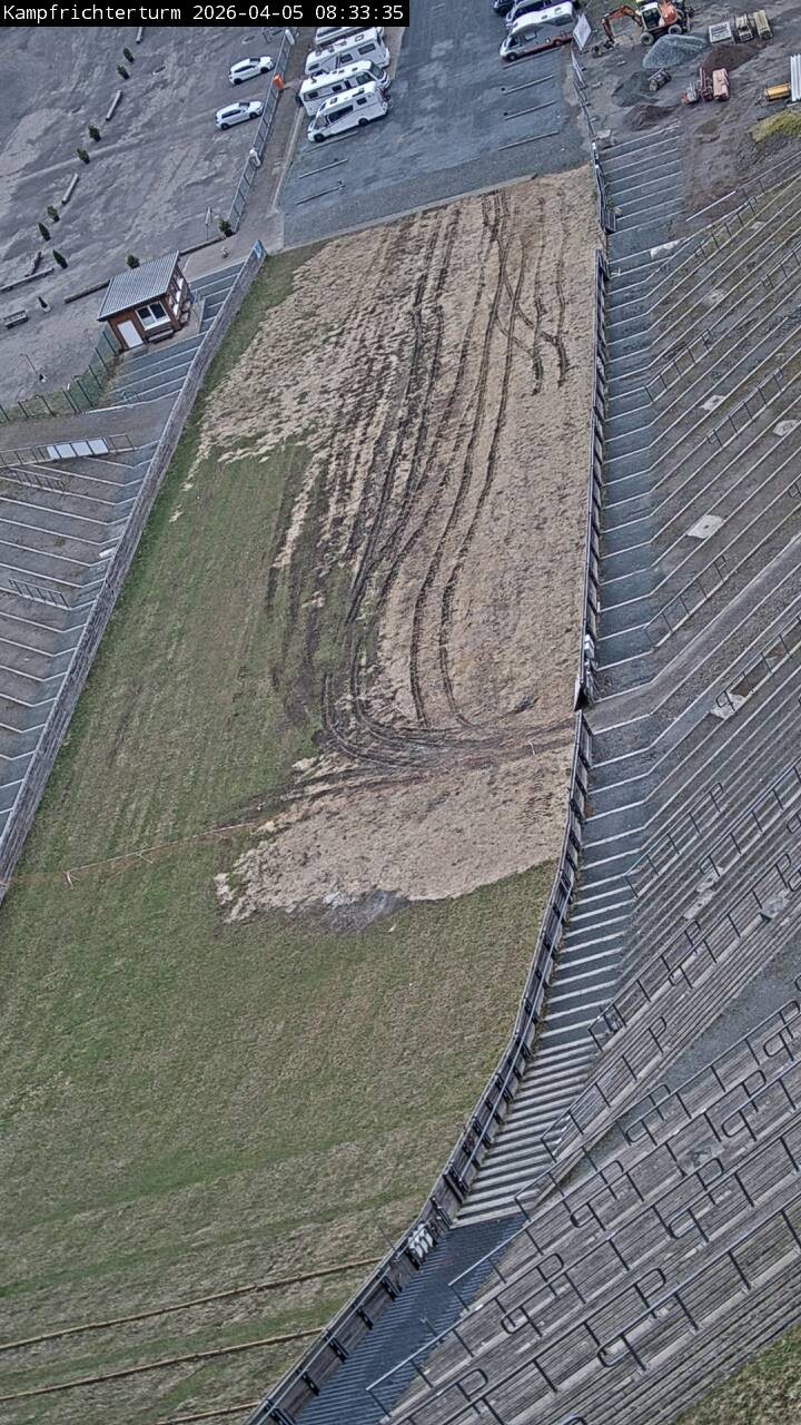 Archived image Webcam Willingen - View Mühlenkopfschanze Jury Tower
