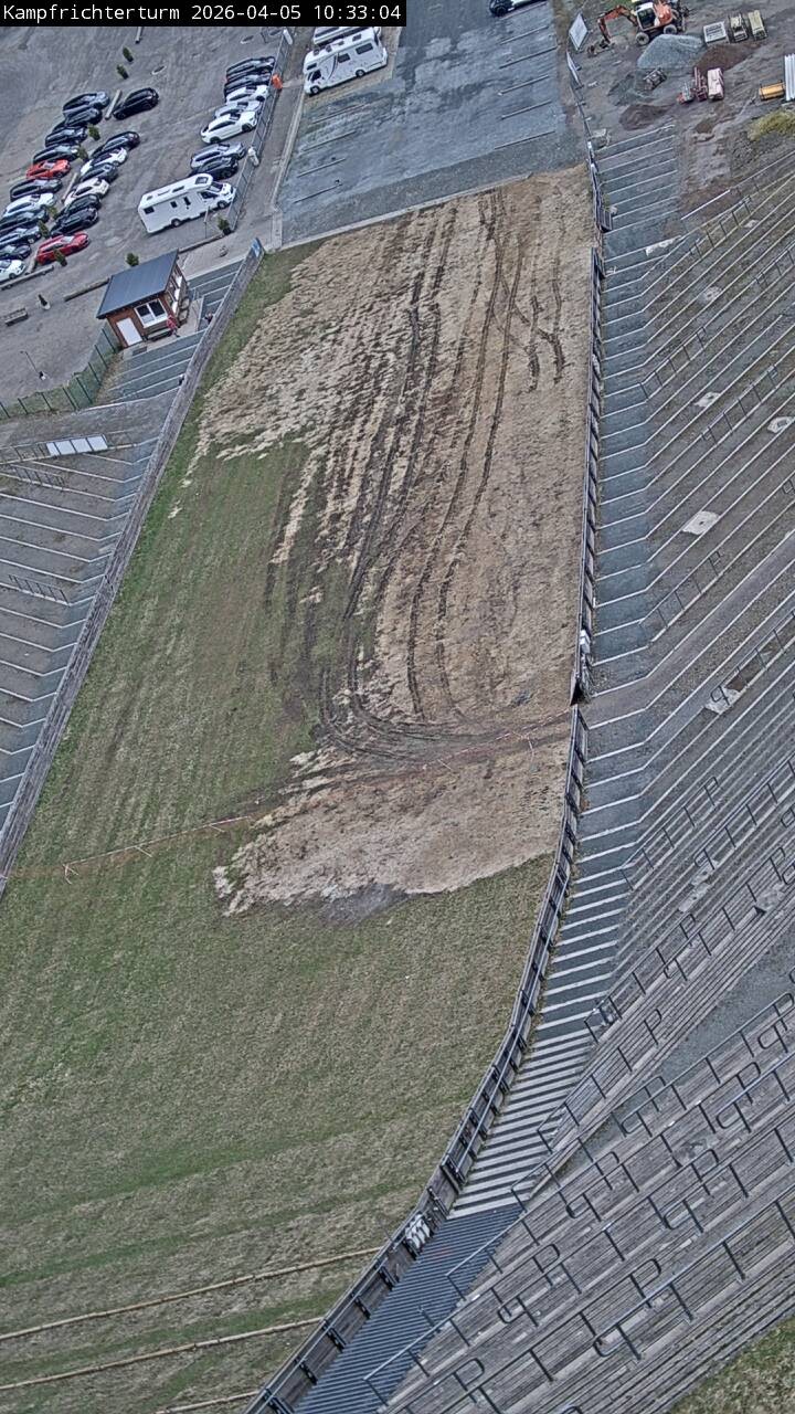 Archived image Webcam Willingen - View Mühlenkopfschanze Jury Tower