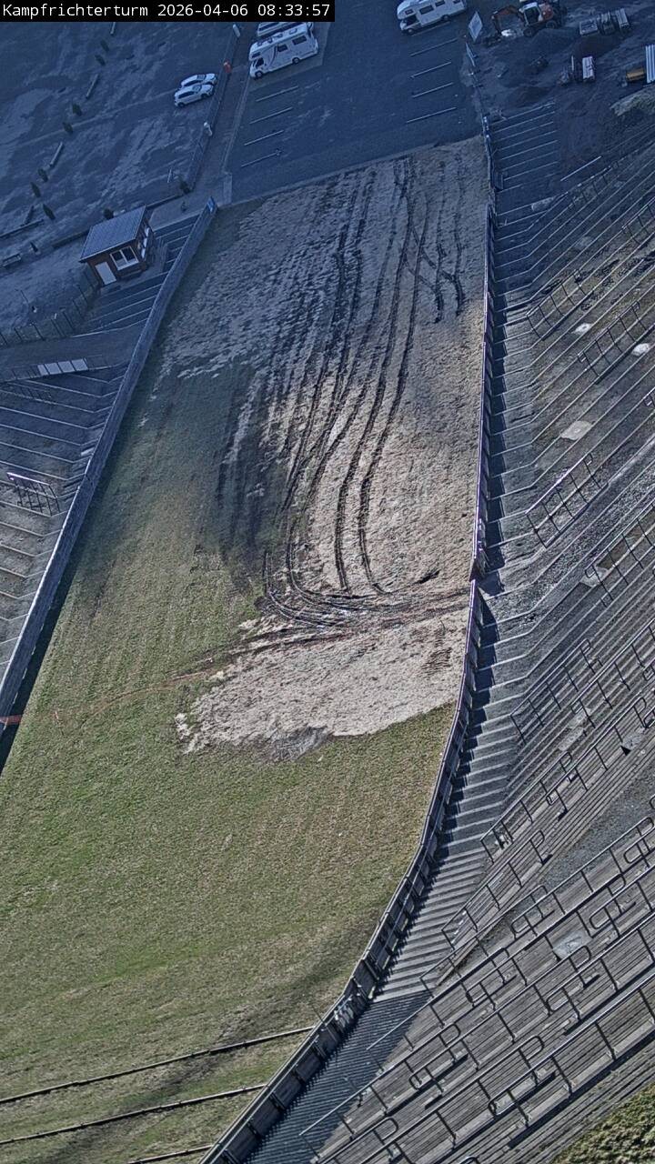 Archived image Webcam Willingen - View Mühlenkopfschanze Jury Tower