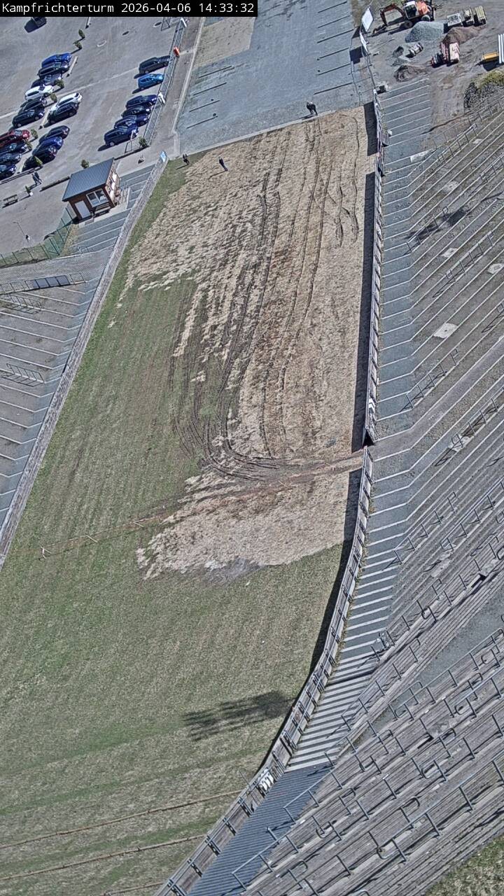 Archiv Foto Webcam Willingen: Auslauf Mühlenkopfschanze