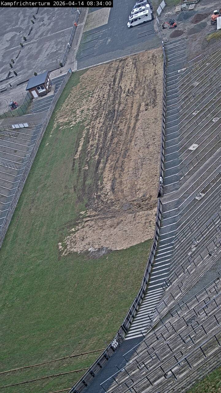 Archiv Foto Webcam Willingen: Auslauf Mühlenkopfschanze