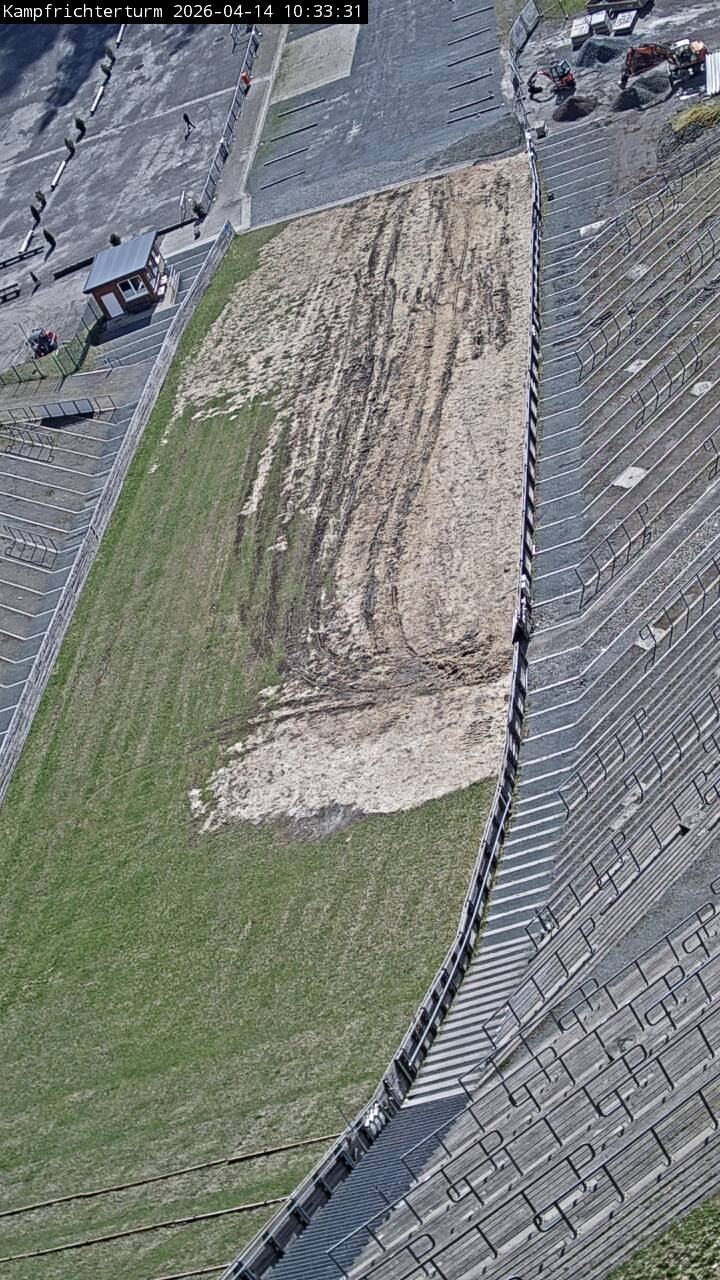 Archiv Foto Webcam Willingen: Auslauf Mühlenkopfschanze