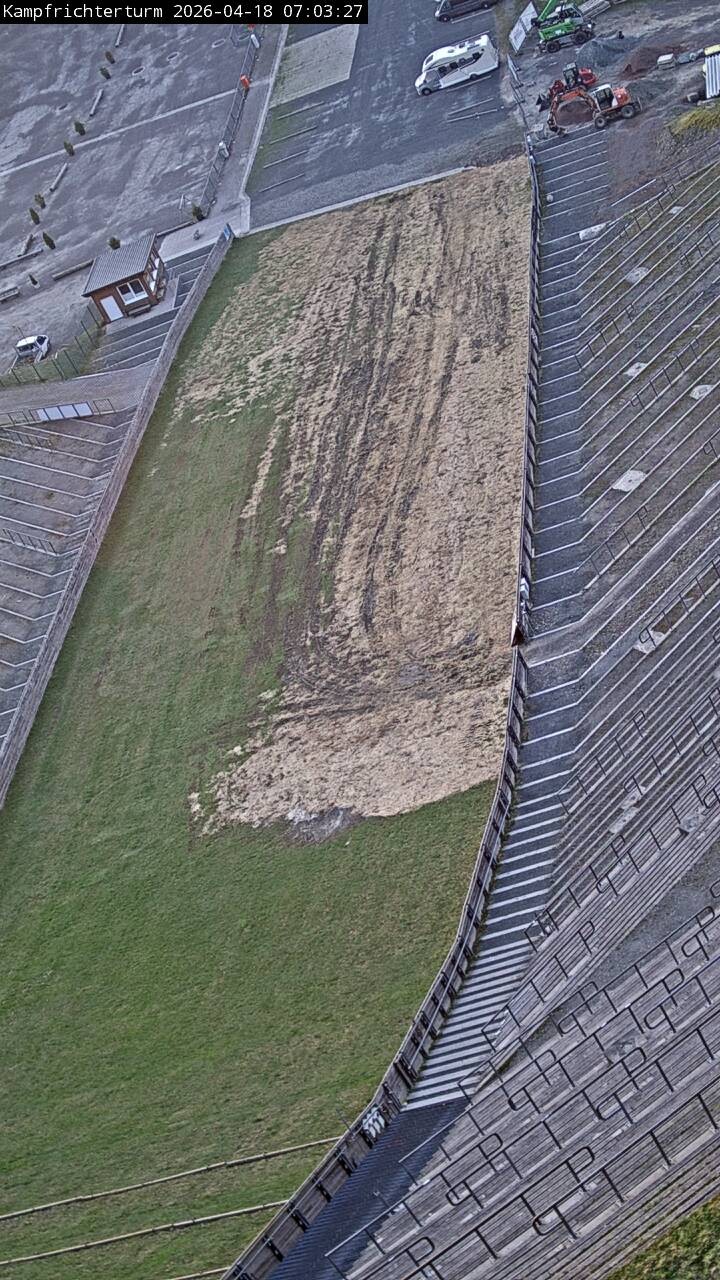 Archiv Foto Webcam Willingen: Auslauf Mühlenkopfschanze