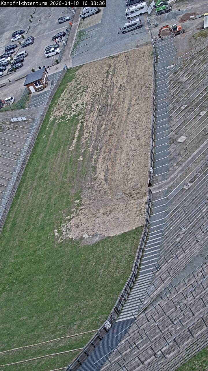 Archiv Foto Webcam Willingen: Auslauf Mühlenkopfschanze