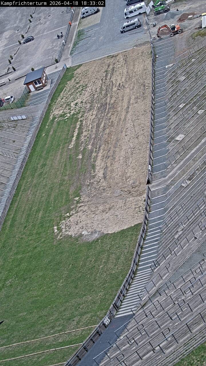 Archiv Foto Webcam Willingen: Auslauf Mühlenkopfschanze