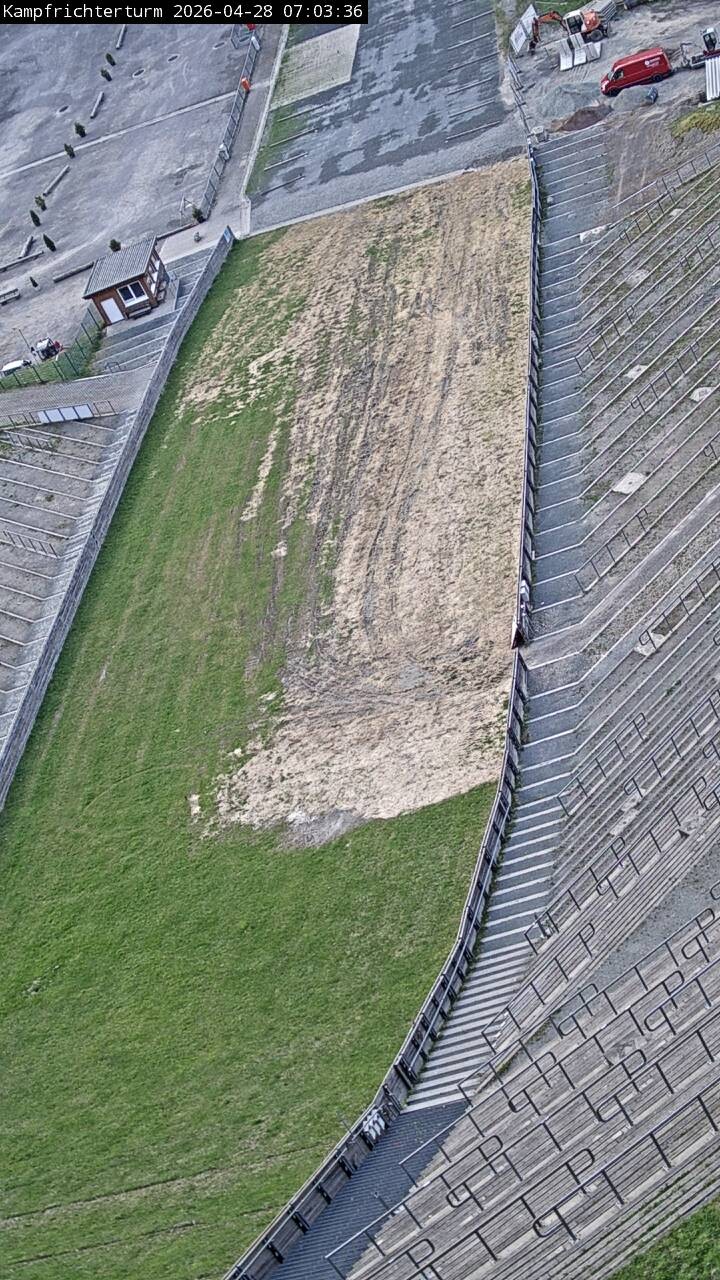 Archiv Foto Webcam Willingen: Auslauf Mühlenkopfschanze