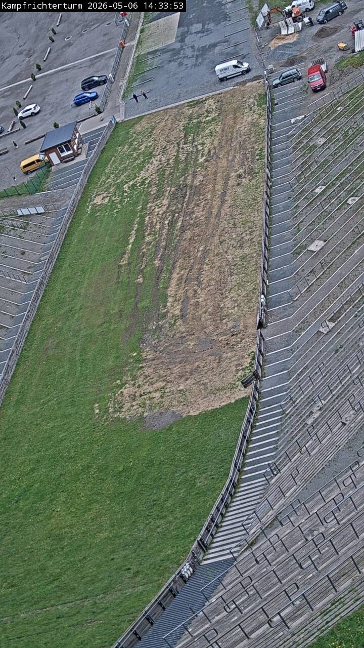 Archived image Webcam Willingen - View Mühlenkopfschanze Jury Tower