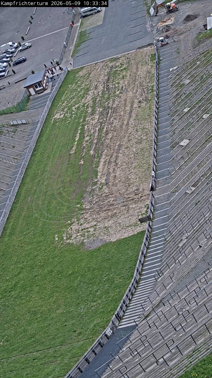 Archiv Foto Webcam Willingen: Auslauf Mühlenkopfschanze