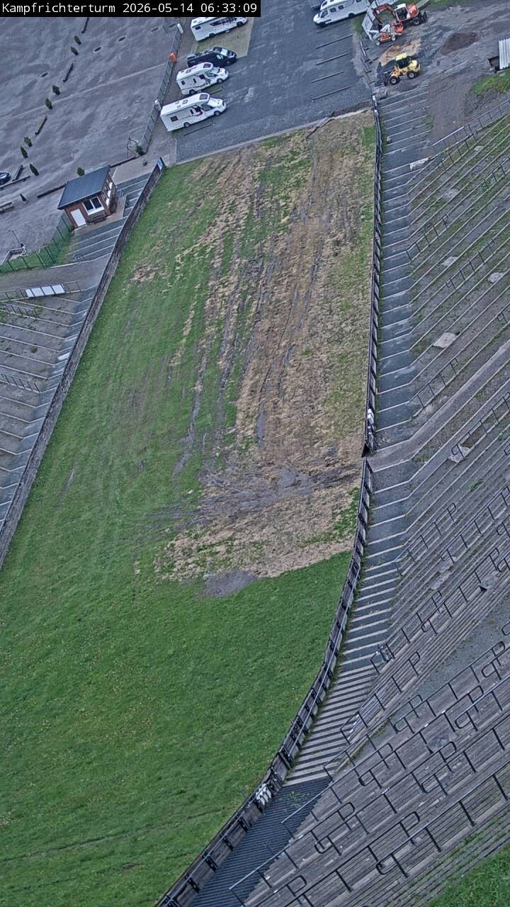 Archiv Foto Webcam Willingen: Auslauf Mühlenkopfschanze