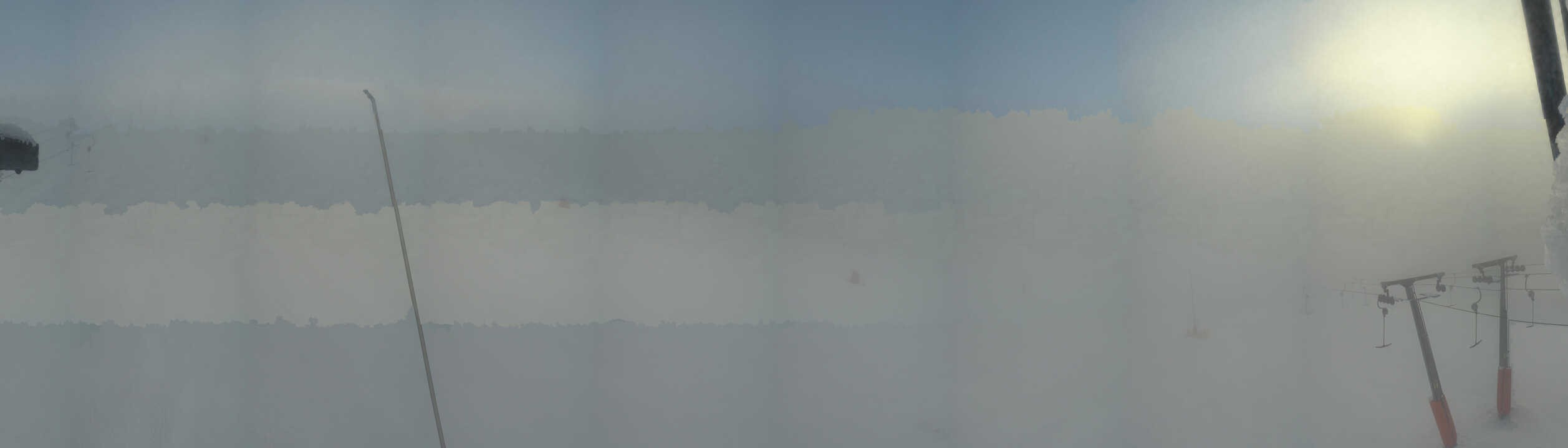 Archiv Foto Webcam Oberwiesenthal - Blick auf Skihang und Ort