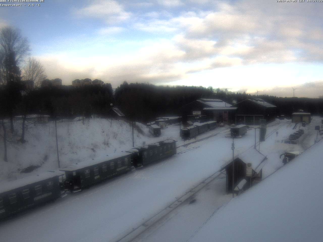 Archiv Foto Webcam Oberwiesenthal Bahnhof