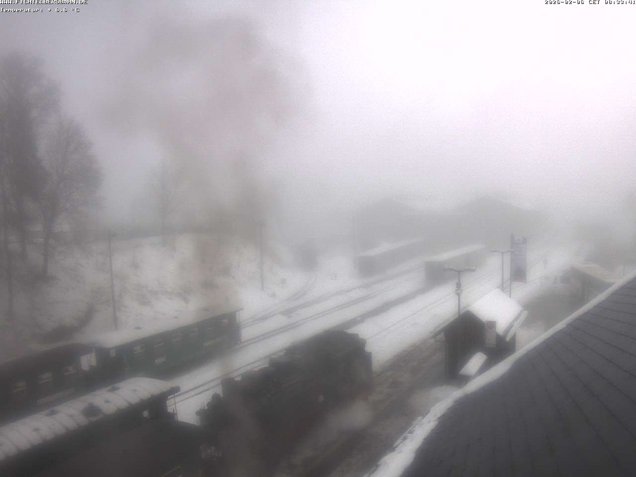 Archiv Foto Webcam Oberwiesenthal Bahnhof