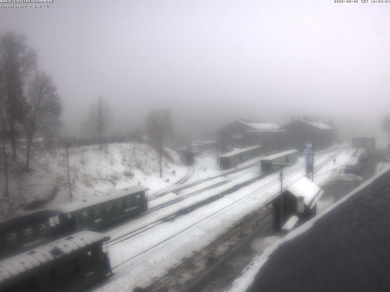 Archiv Foto Webcam Oberwiesenthal Bahnhof