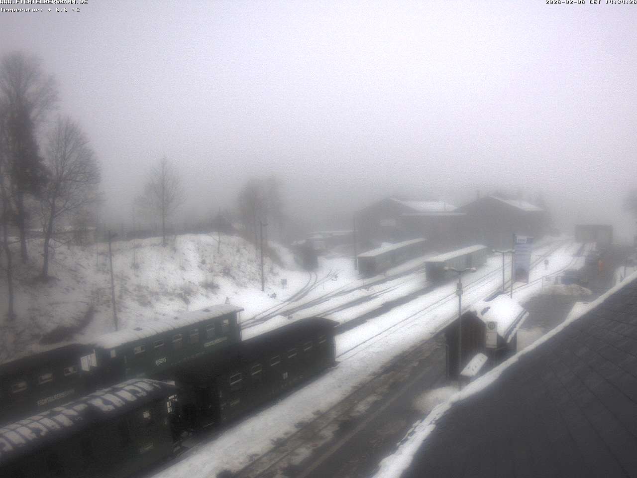 Archiv Foto Webcam Oberwiesenthal Bahnhof