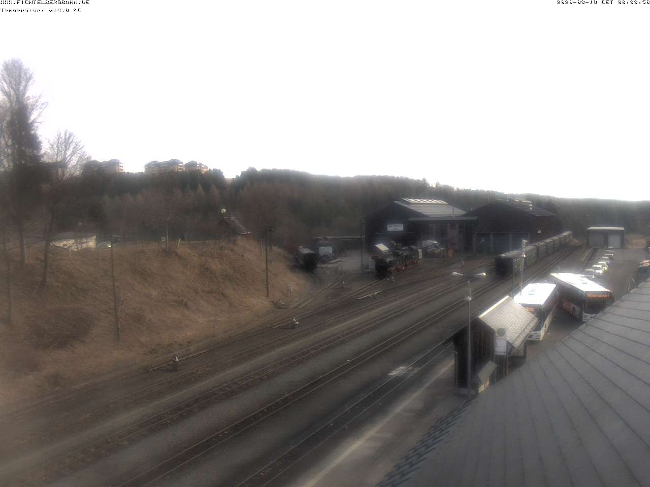 Archiv Foto Webcam Oberwiesenthal Bahnhof