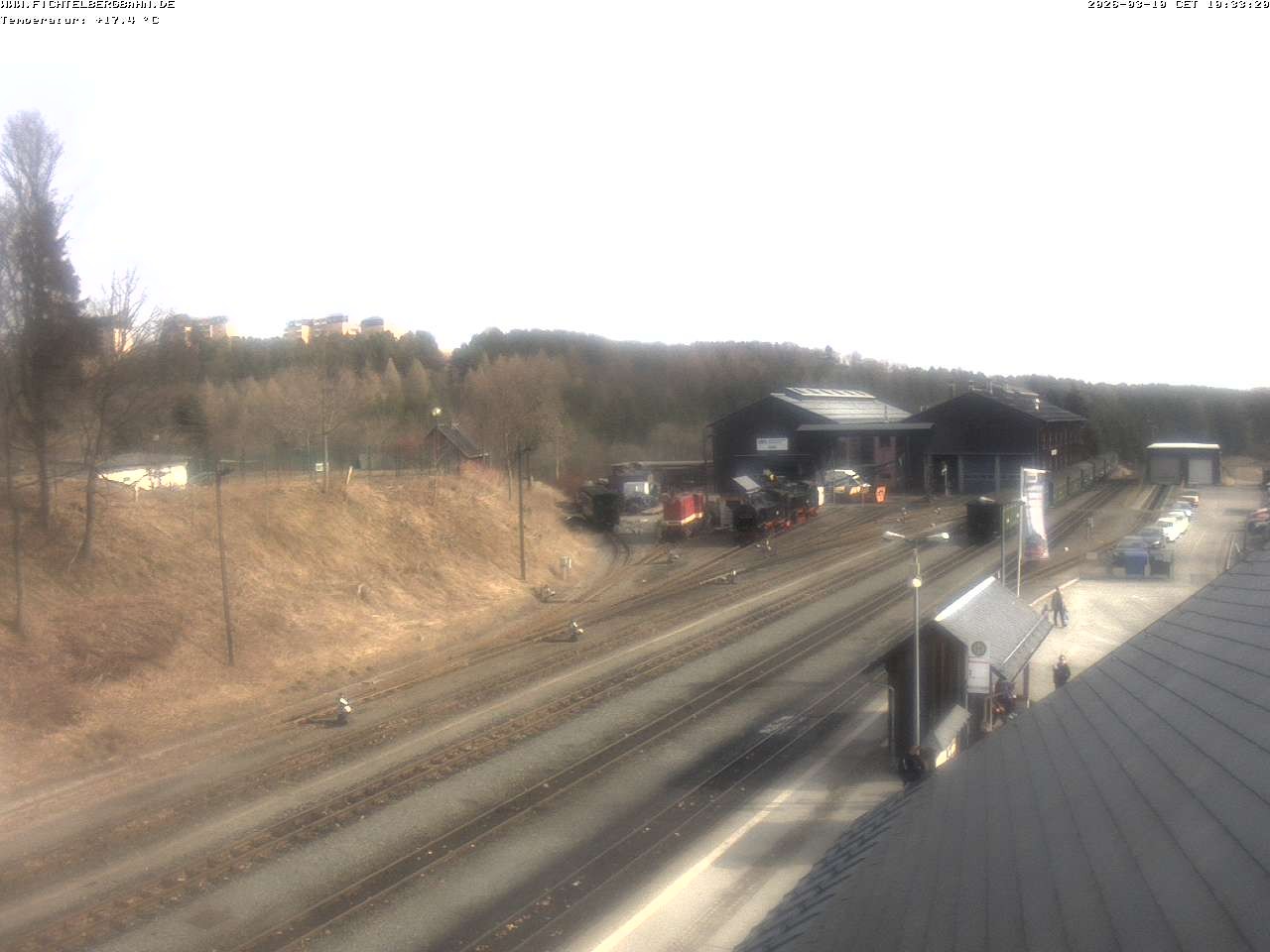 Archiv Foto Webcam Oberwiesenthal Bahnhof
