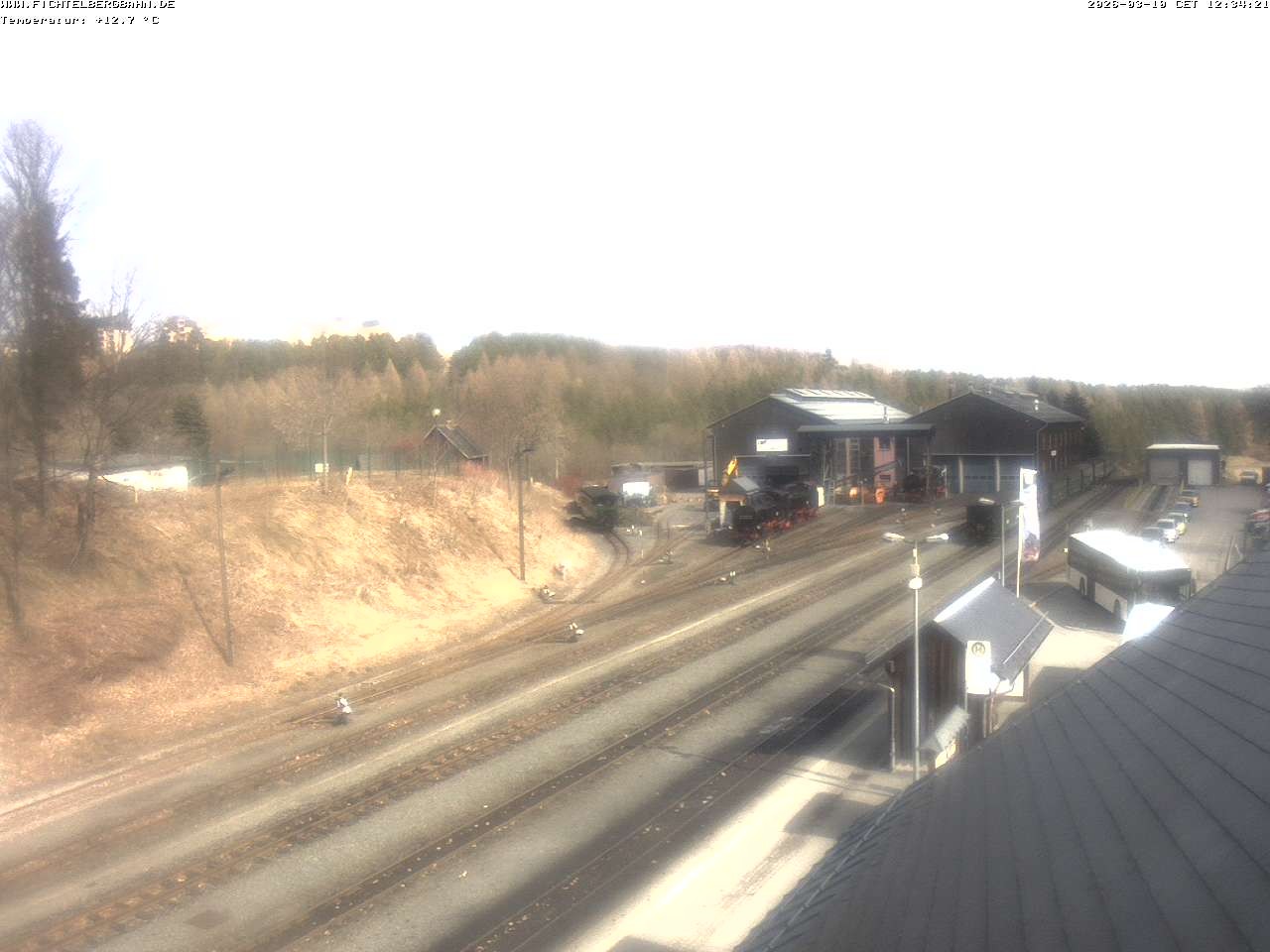 Archiv Foto Webcam Oberwiesenthal Bahnhof