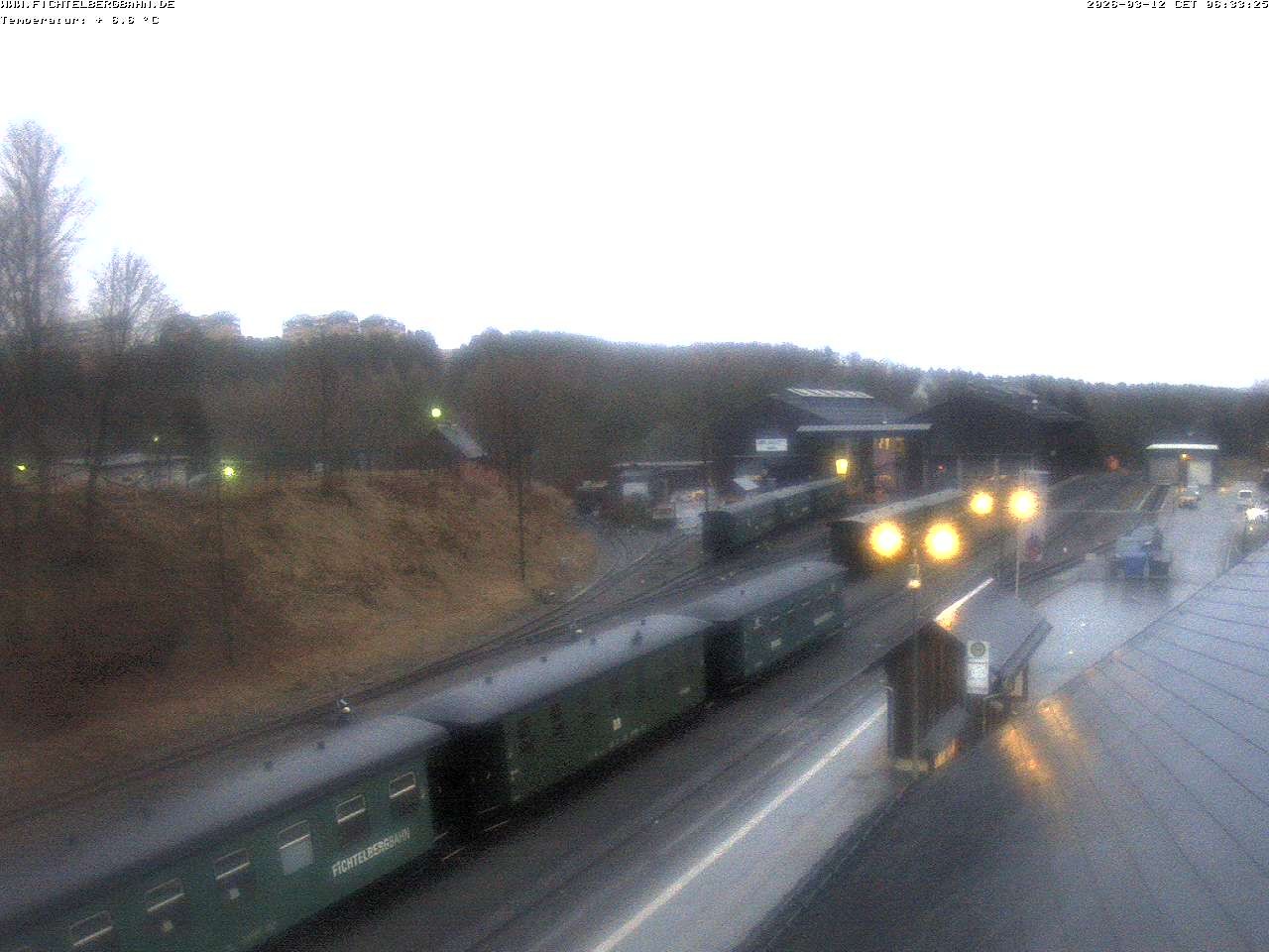 Archiv Foto Webcam Oberwiesenthal Bahnhof