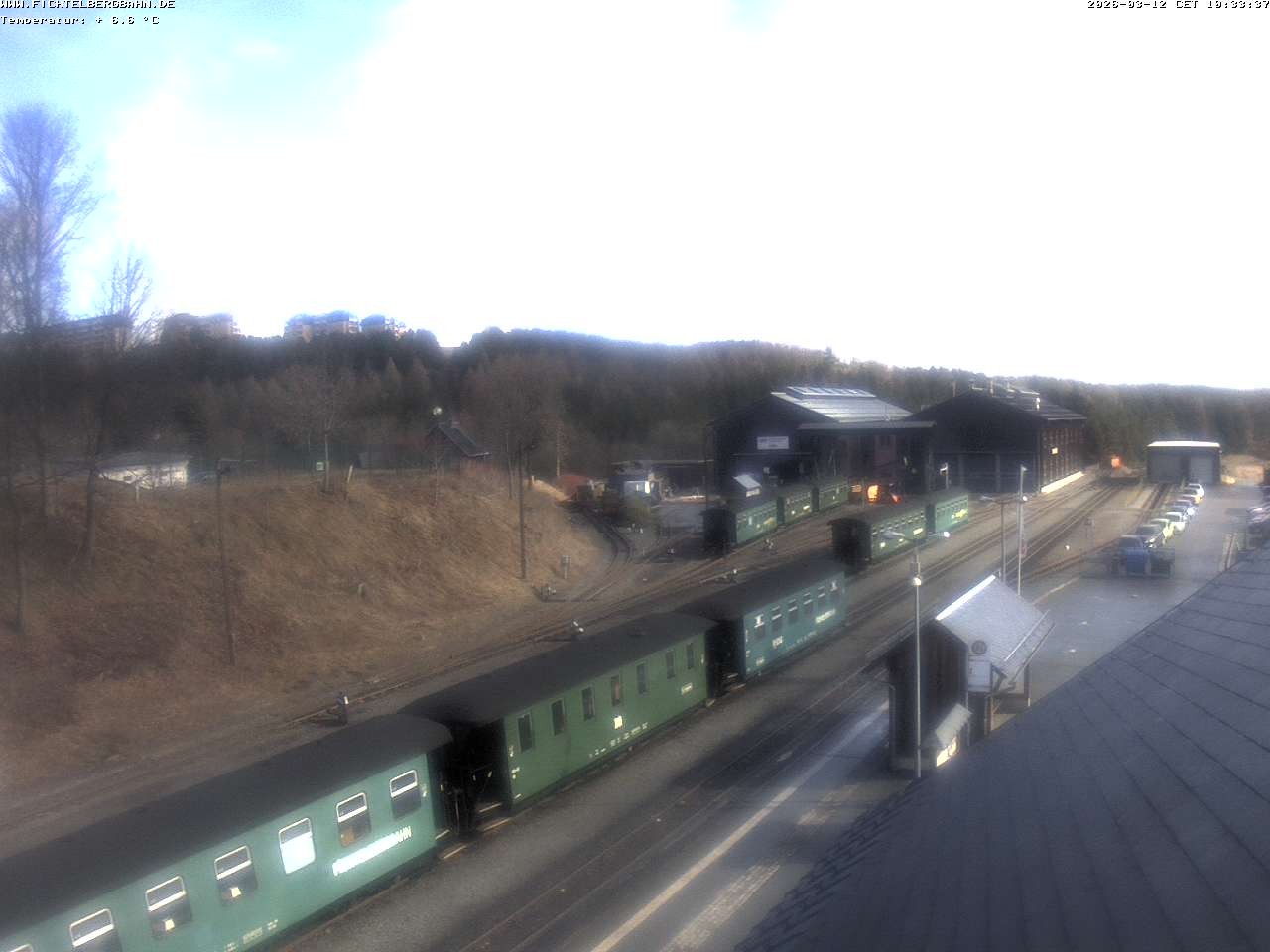 Archiv Foto Webcam Oberwiesenthal Bahnhof