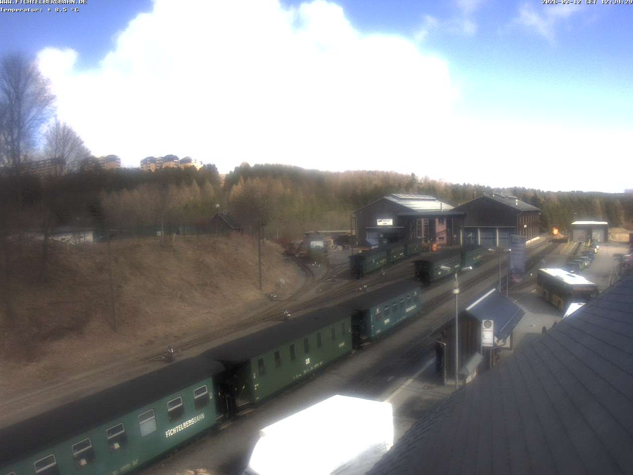 Archiv Foto Webcam Oberwiesenthal Bahnhof