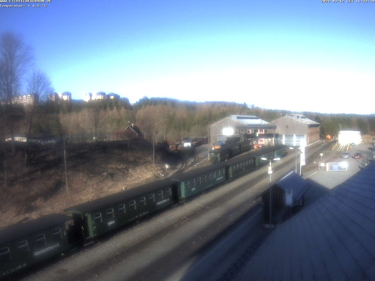 Archiv Foto Webcam Oberwiesenthal Bahnhof