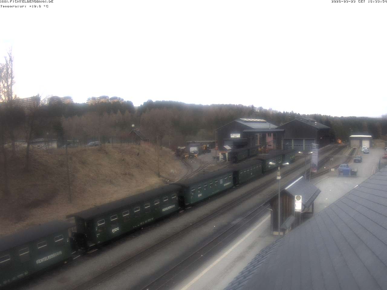 Archiv Foto Webcam Oberwiesenthal Bahnhof