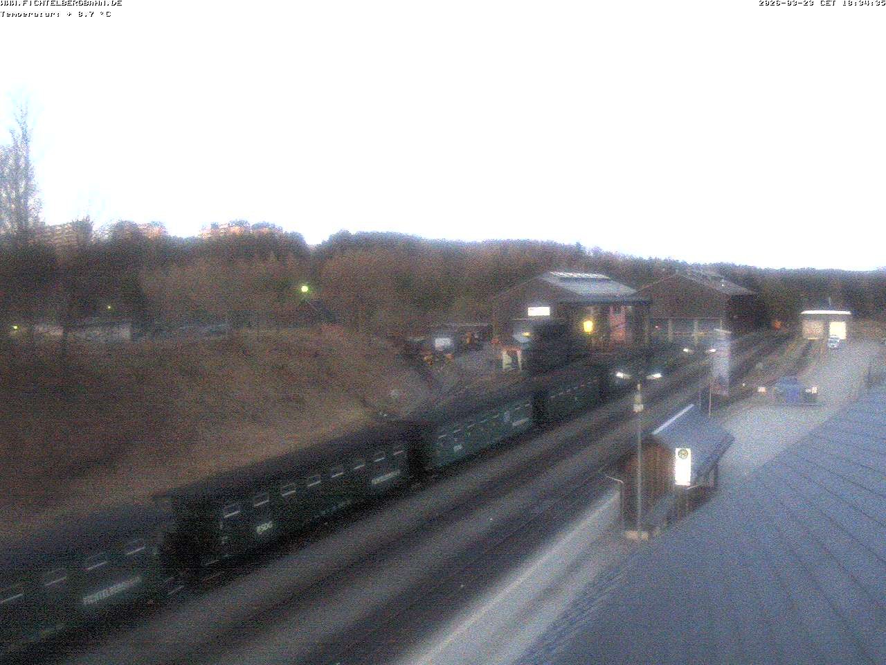 Archiv Foto Webcam Oberwiesenthal Bahnhof