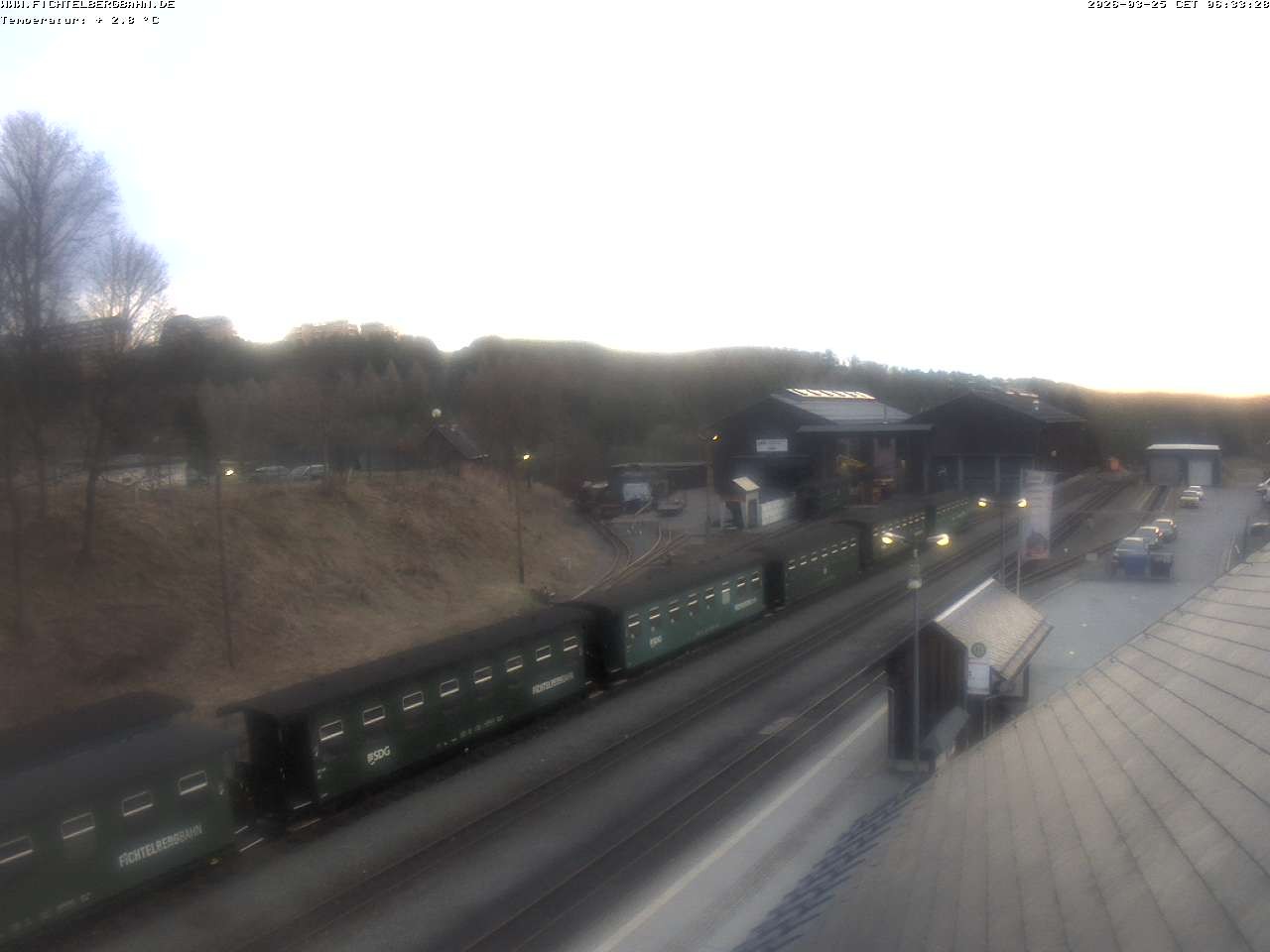 Archiv Foto Webcam Oberwiesenthal Bahnhof