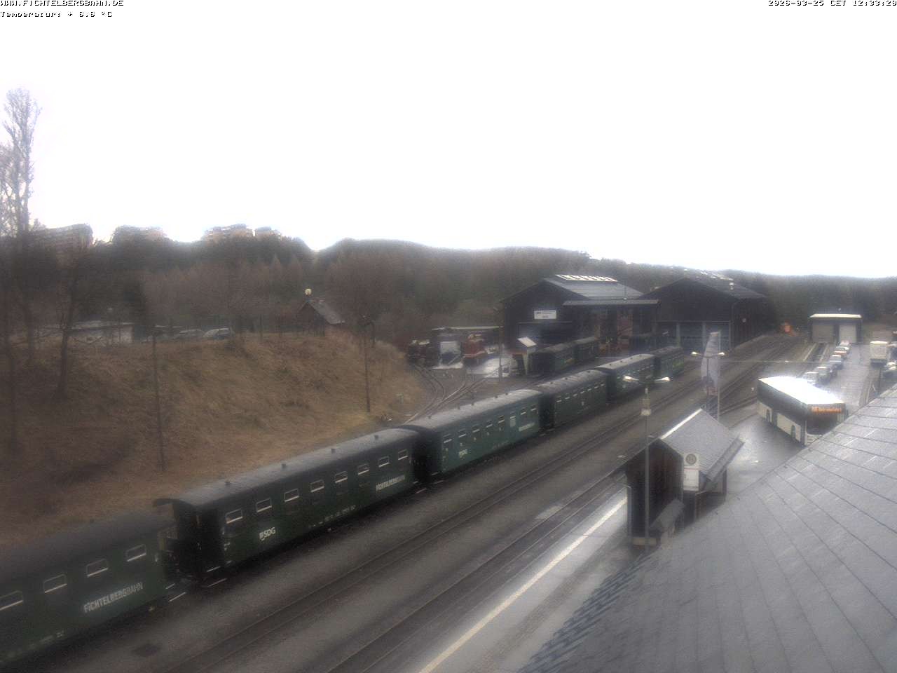 Archiv Foto Webcam Oberwiesenthal Bahnhof