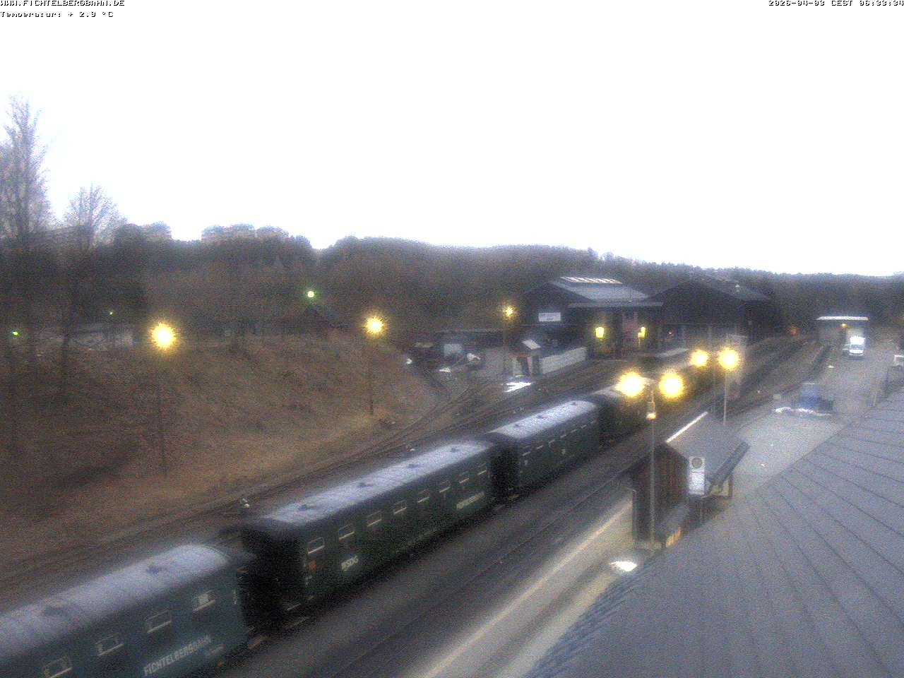 Archiv Foto Webcam Oberwiesenthal Bahnhof