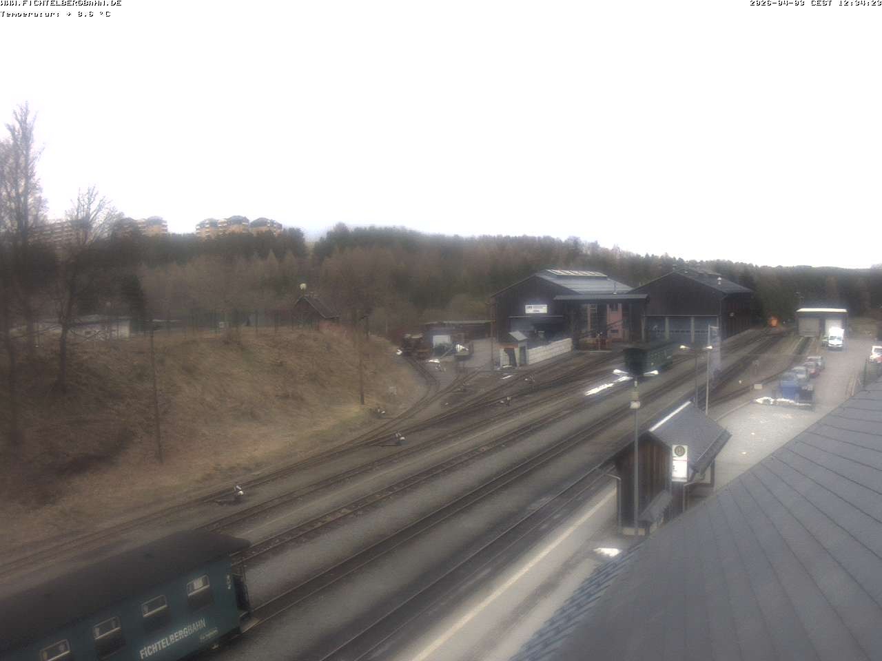 Archiv Foto Webcam Oberwiesenthal Bahnhof