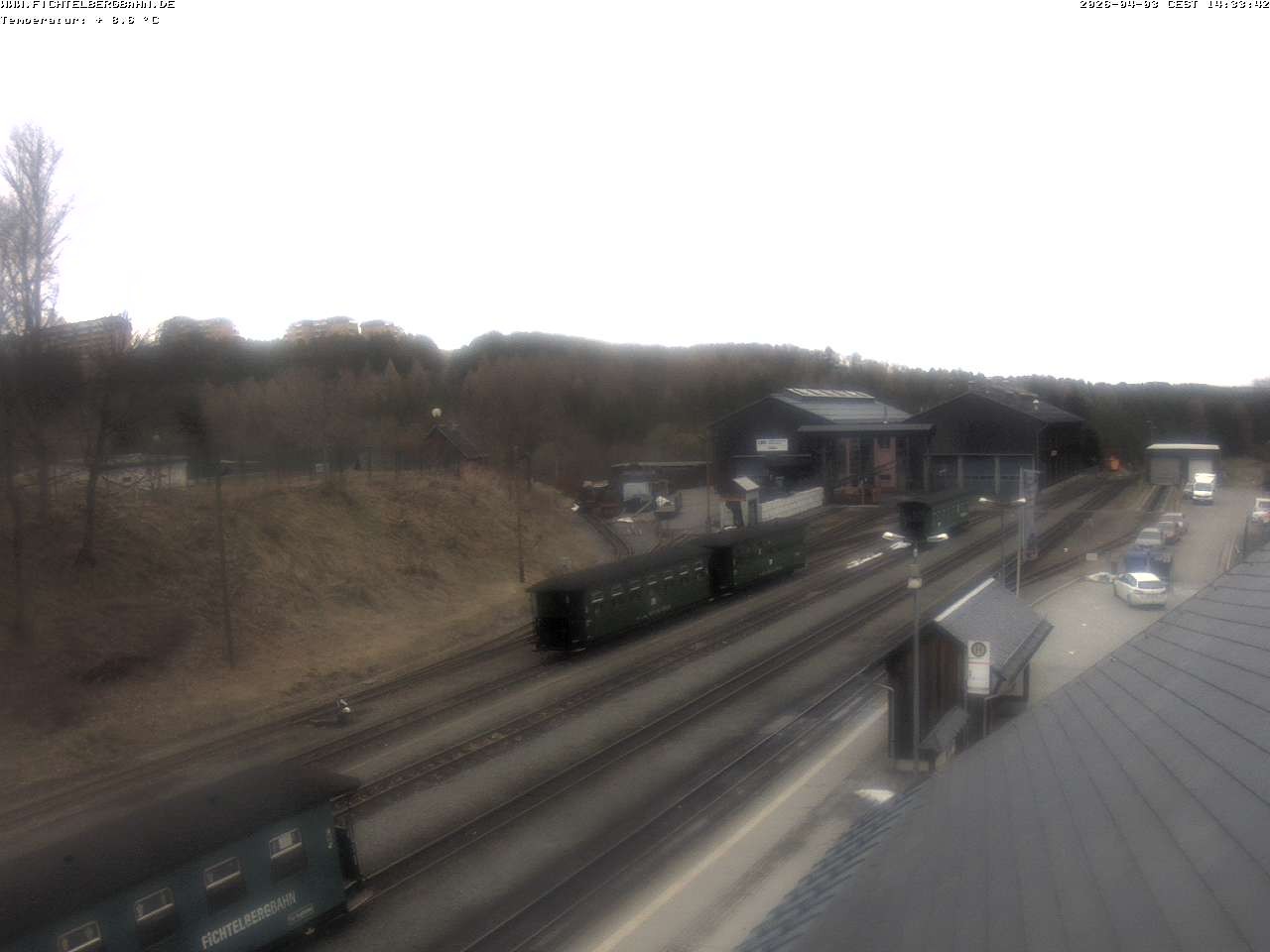 Archiv Foto Webcam Oberwiesenthal Bahnhof