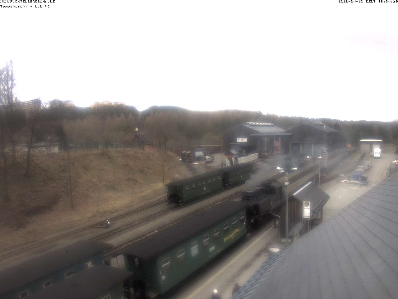 Archiv Foto Webcam Oberwiesenthal Bahnhof