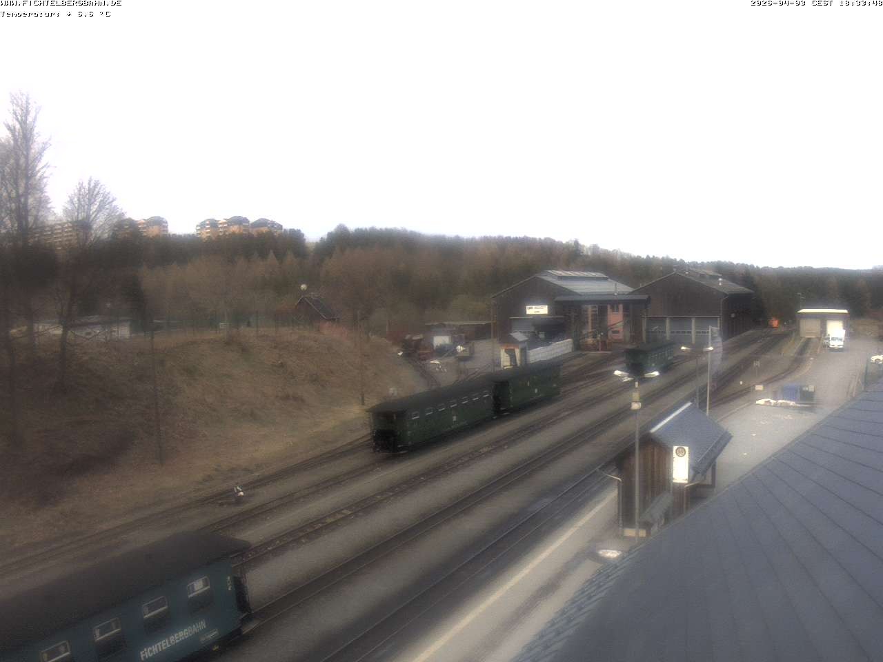 Archiv Foto Webcam Oberwiesenthal Bahnhof