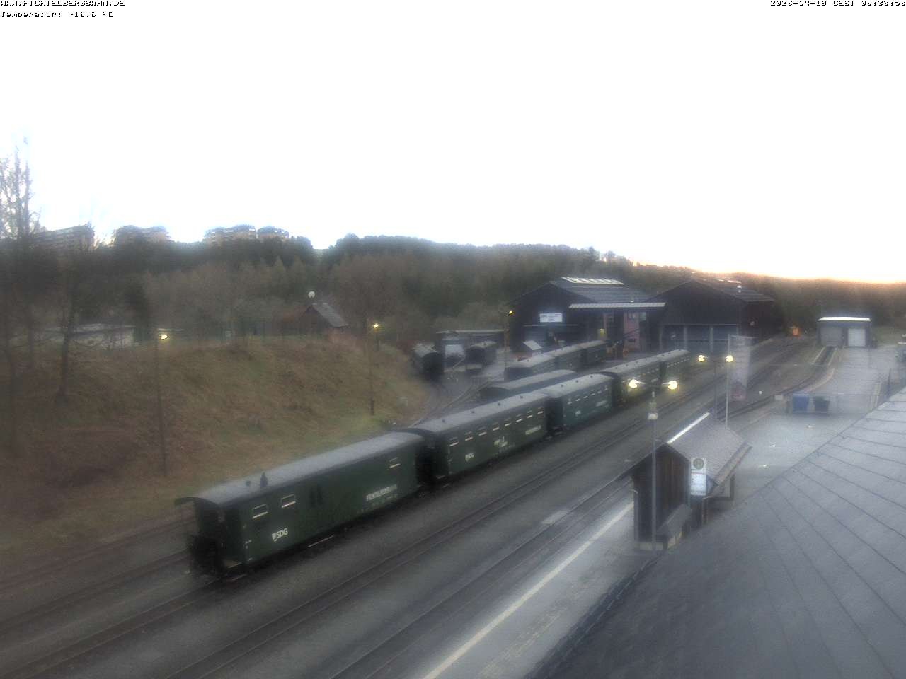 Archiv Foto Webcam Oberwiesenthal Bahnhof