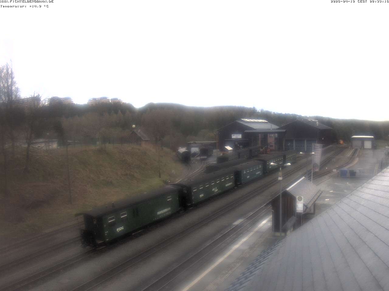 Archiv Foto Webcam Oberwiesenthal Bahnhof