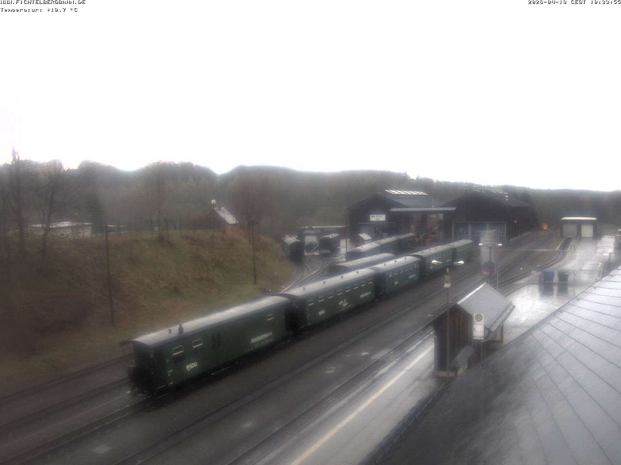 Archiv Foto Webcam Oberwiesenthal Bahnhof