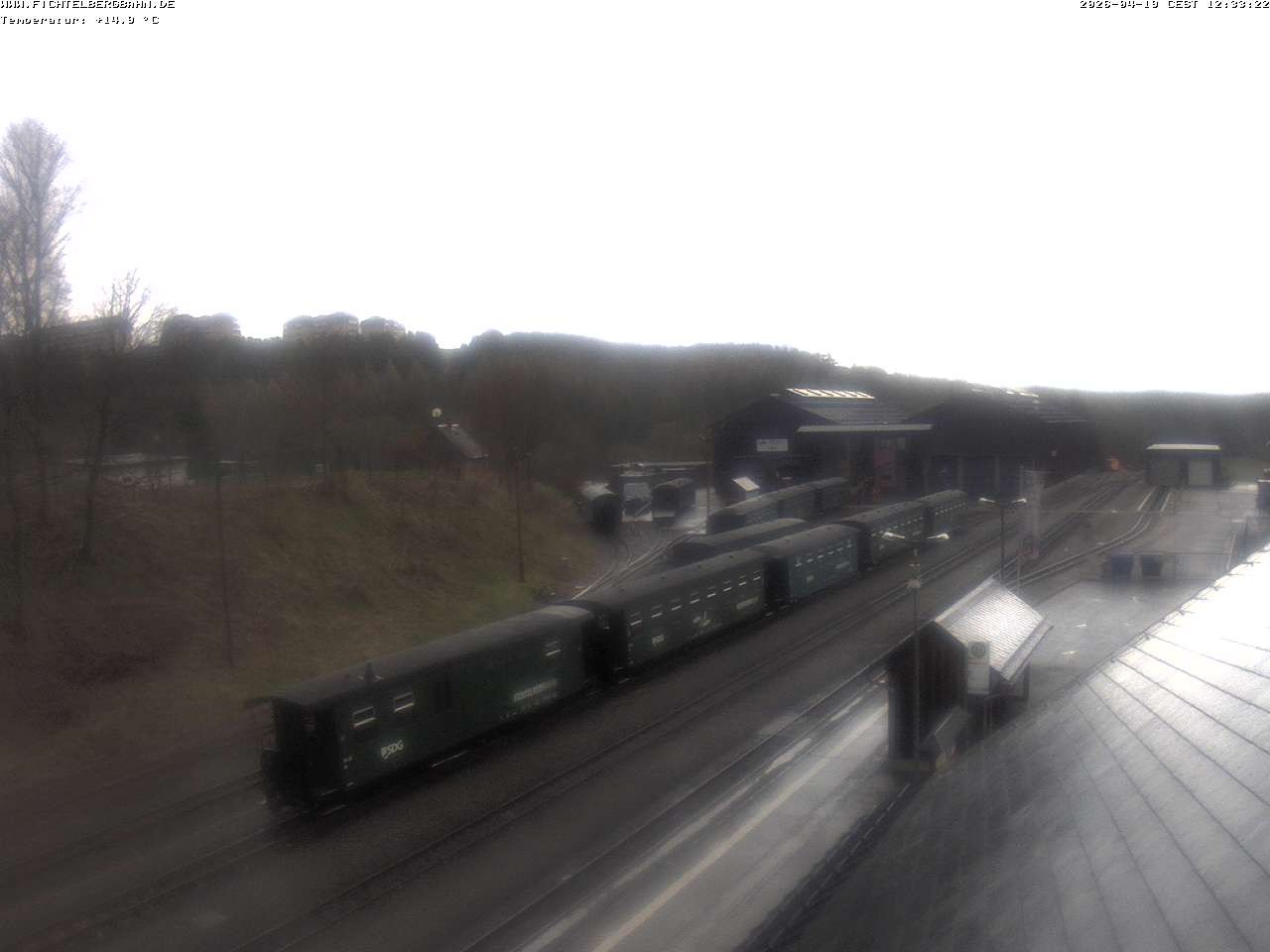 Archiv Foto Webcam Oberwiesenthal Bahnhof