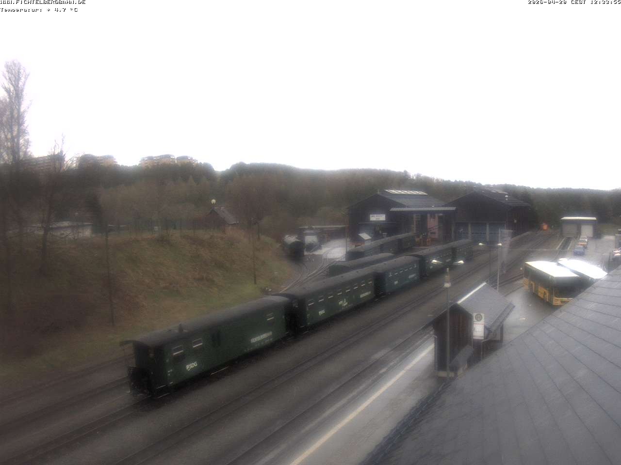 Archiv Foto Webcam Oberwiesenthal Bahnhof