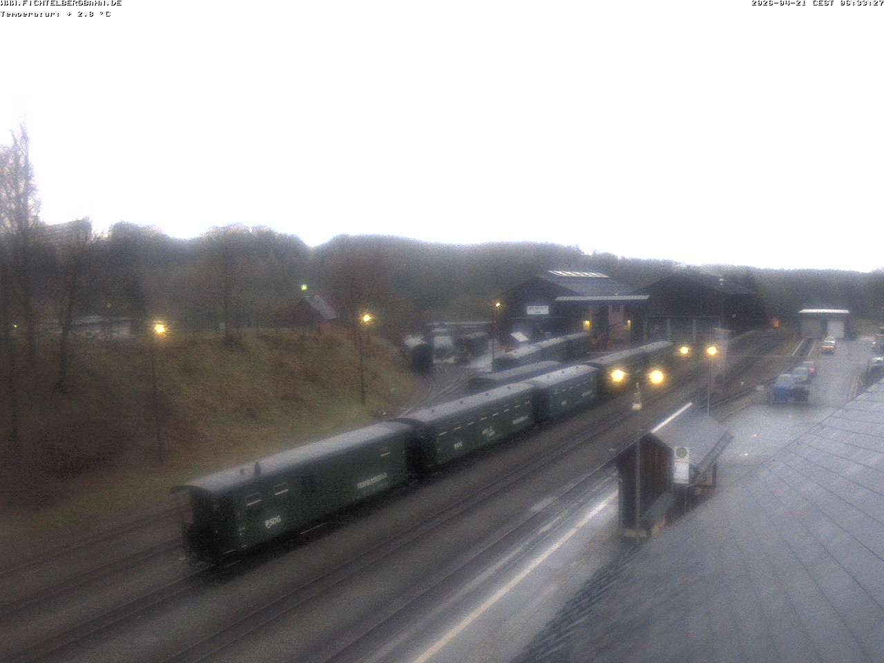 Archiv Foto Webcam Oberwiesenthal Bahnhof