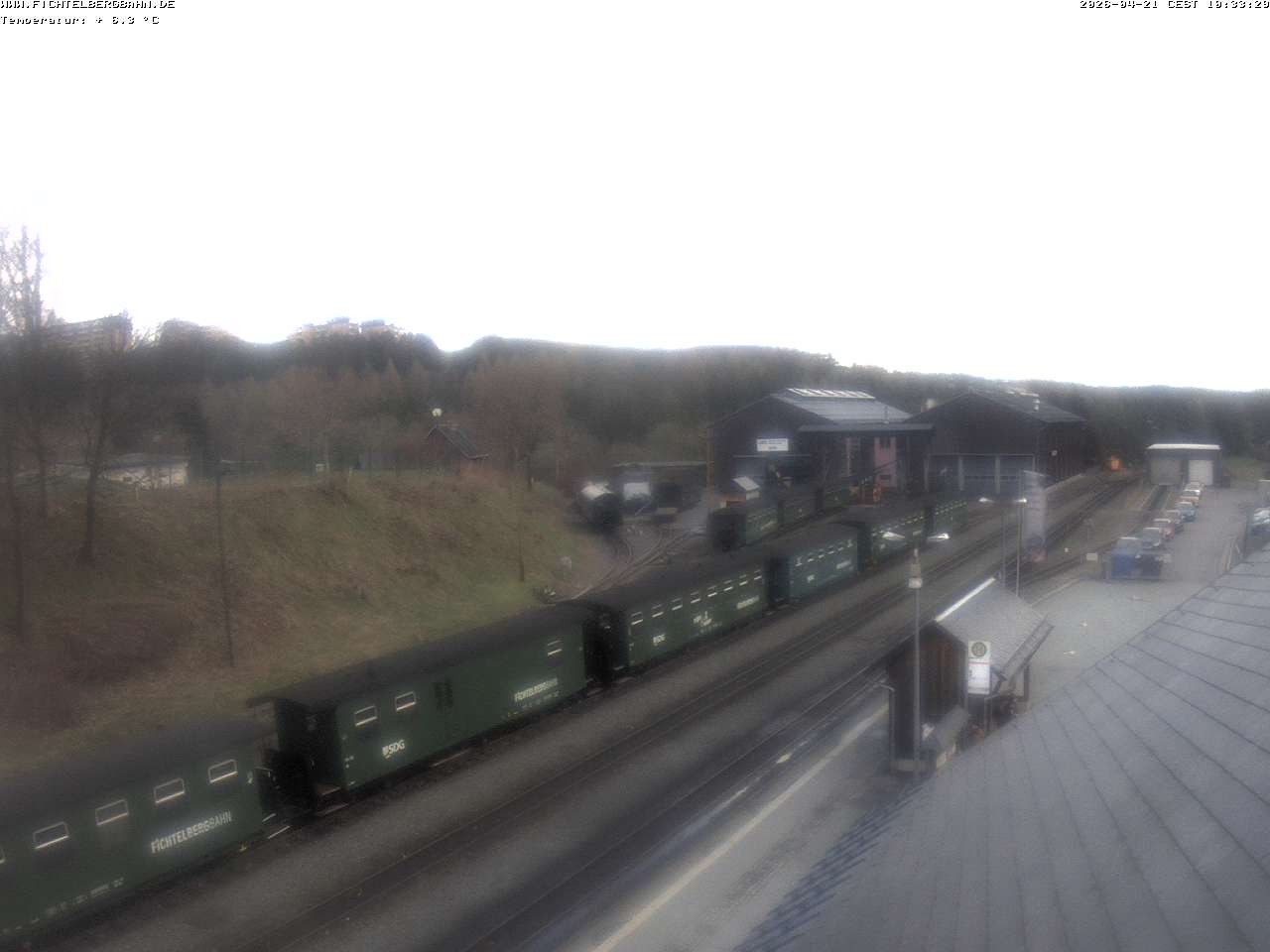 Archiv Foto Webcam Oberwiesenthal Bahnhof